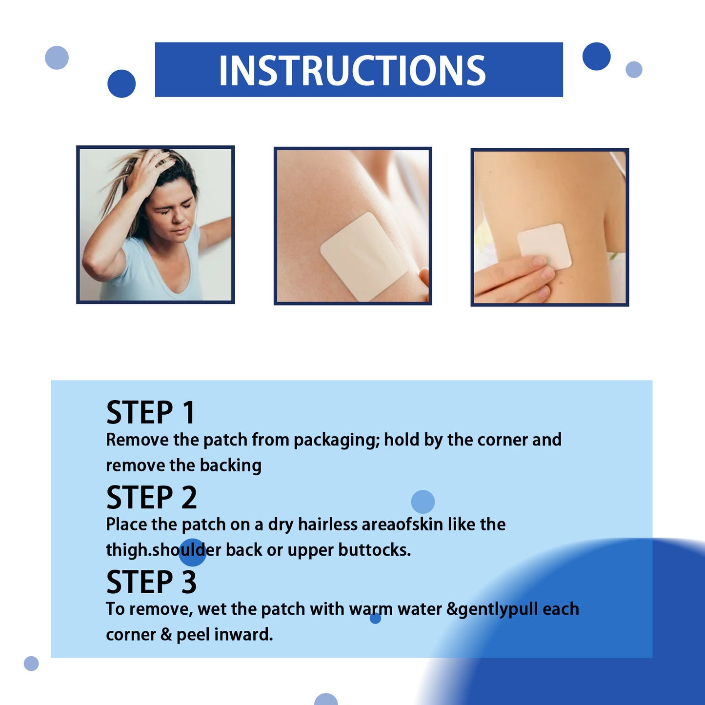Health Care Sticker Acupoint Nursing