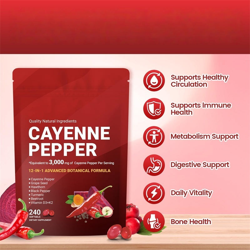 cayenne pepper supplement 240pcs