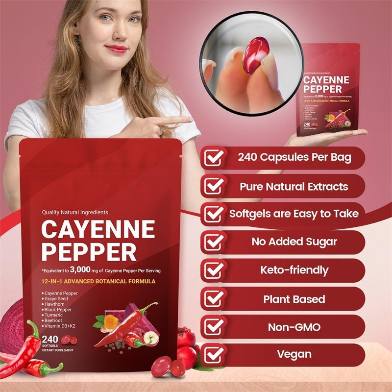 cayenne pepper supplement 240pcs